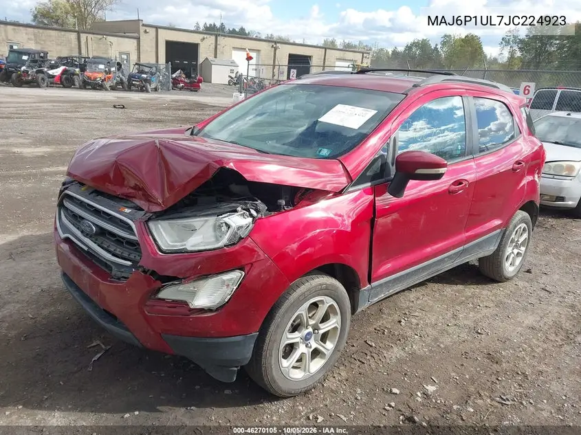 2018 FORD ECOSPORT VIN MAJ6P1UL7JC224923 — фото 2