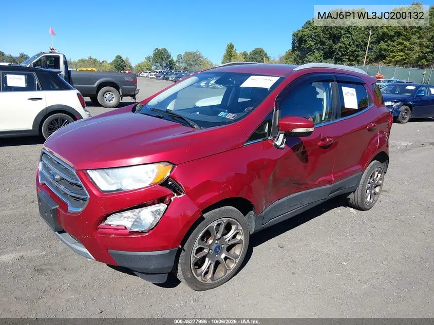 2018 FORD ECOSPORT VIN MAJ6P1WL3JC200132 — фото 2