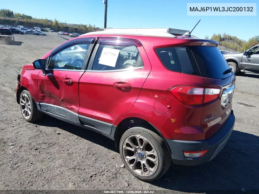 2018 FORD ECOSPORT VIN MAJ6P1WL3JC200132 — фото 3