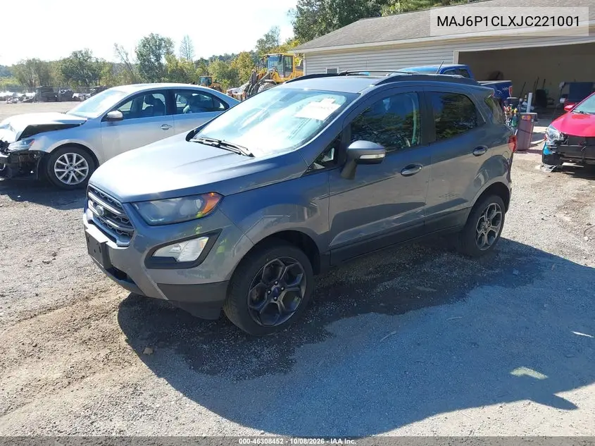 2018 FORD ECOSPORT VIN MAJ6P1CLXJC221001 — фото 2