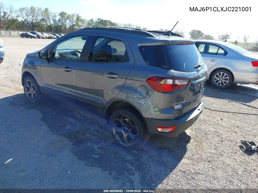 2018 FORD ECOSPORT VIN MAJ6P1CLXJC221001 — фото 3