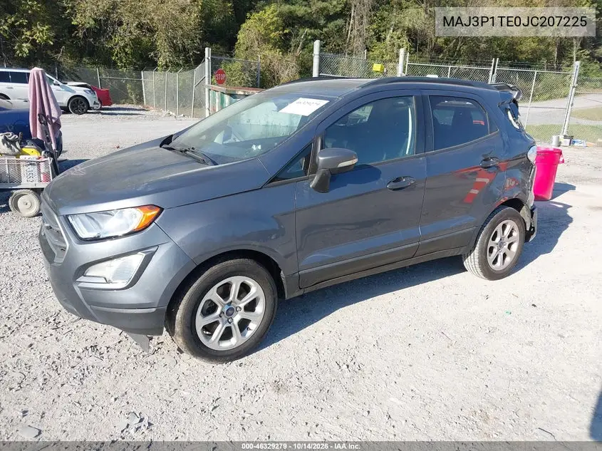 2018 FORD ECOSPORT VIN MAJ3P1TE0JC207225 — фото 2