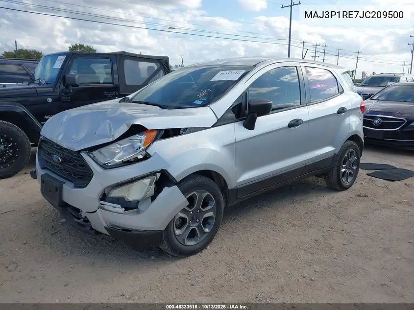 2018 FORD ECOSPORT VIN MAJ3P1RE7JC209500 — фото 2
