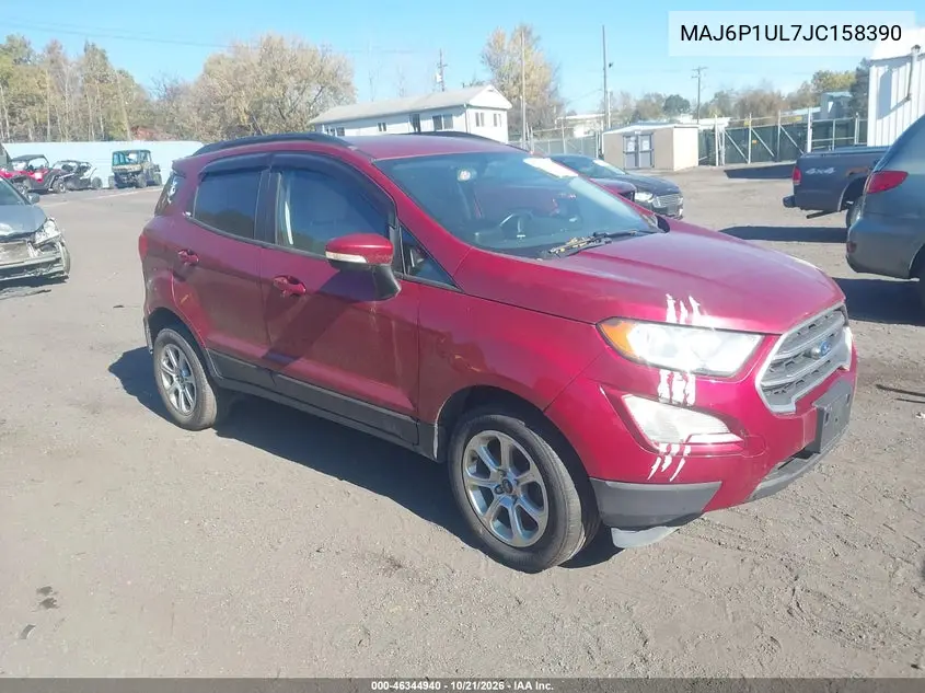 FORD ECOSPORT 2018, VIN MAJ6P1UL7JC158390