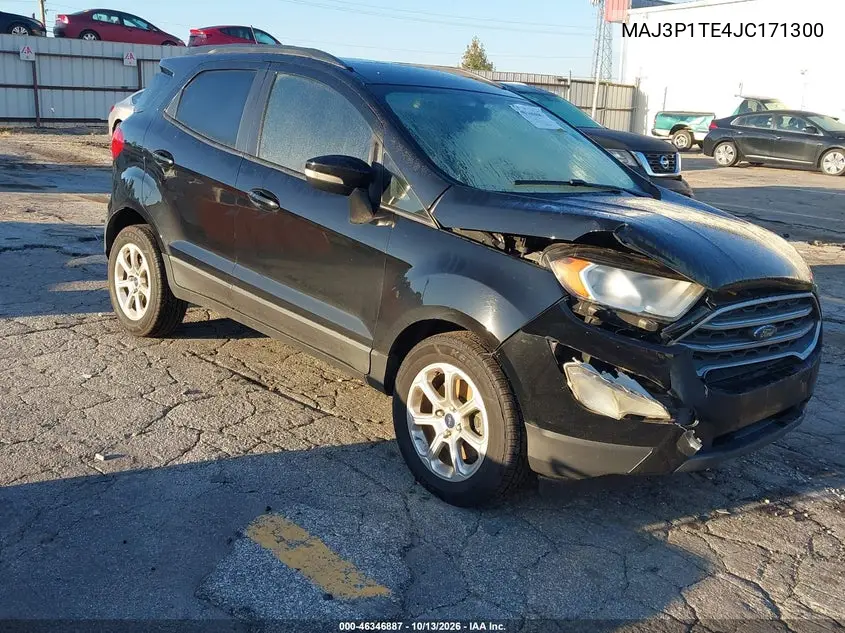 FORD ECOSPORT 2018, VIN MAJ3P1TE4JC171300