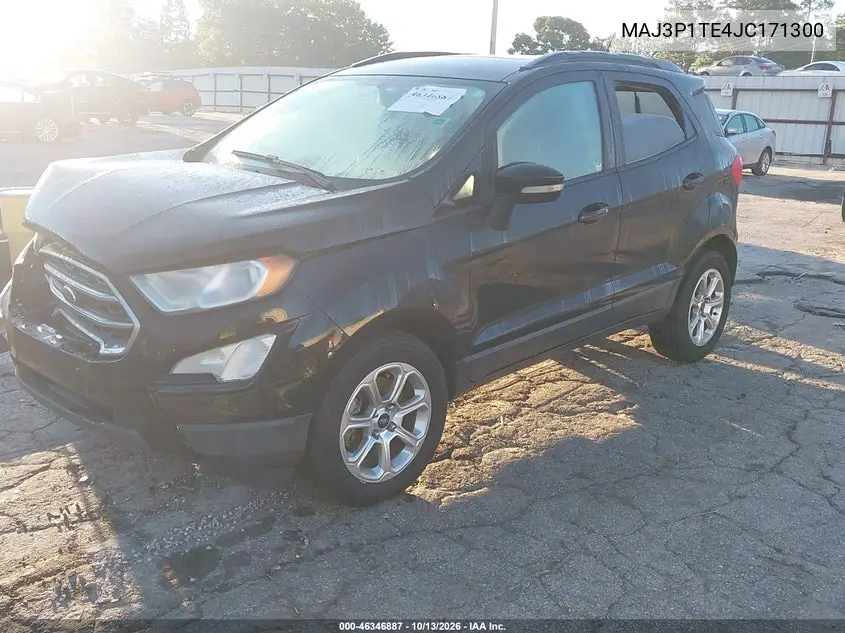 2018 FORD ECOSPORT VIN MAJ3P1TE4JC171300 — фото 2