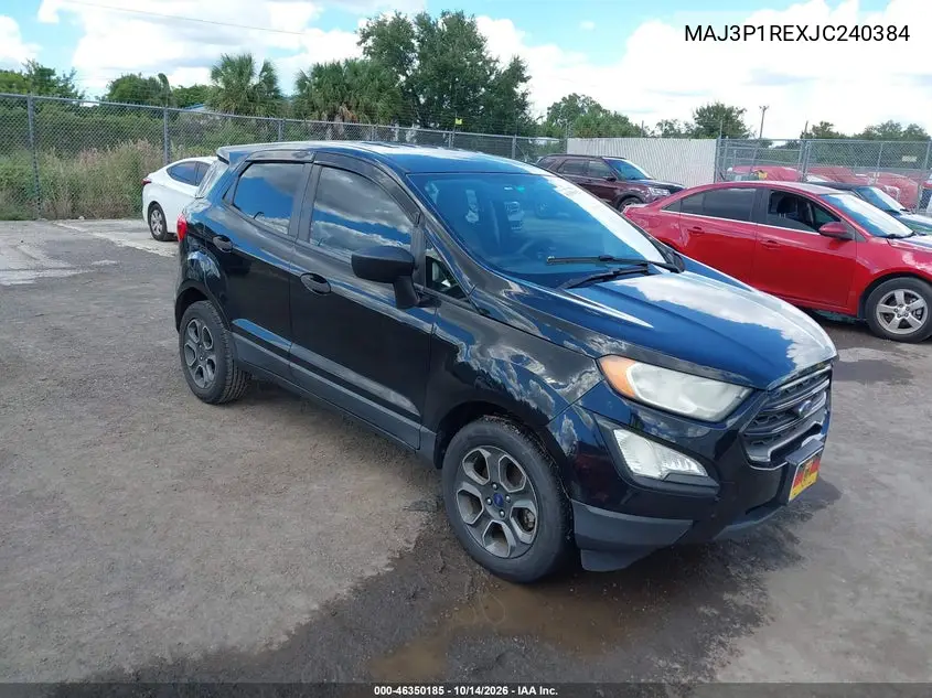 FORD ECOSPORT 2018, VIN MAJ3P1REXJC240384