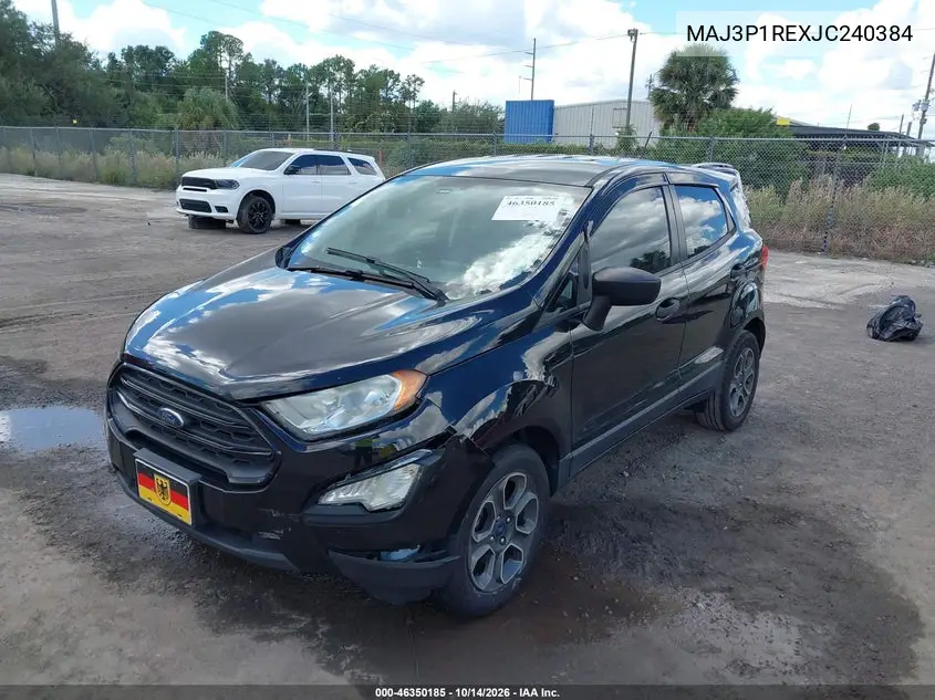 2018 FORD ECOSPORT VIN MAJ3P1REXJC240384 — фото 2