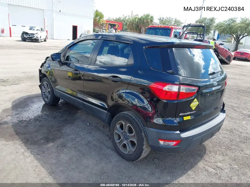 2018 FORD ECOSPORT VIN MAJ3P1REXJC240384 — фото 3