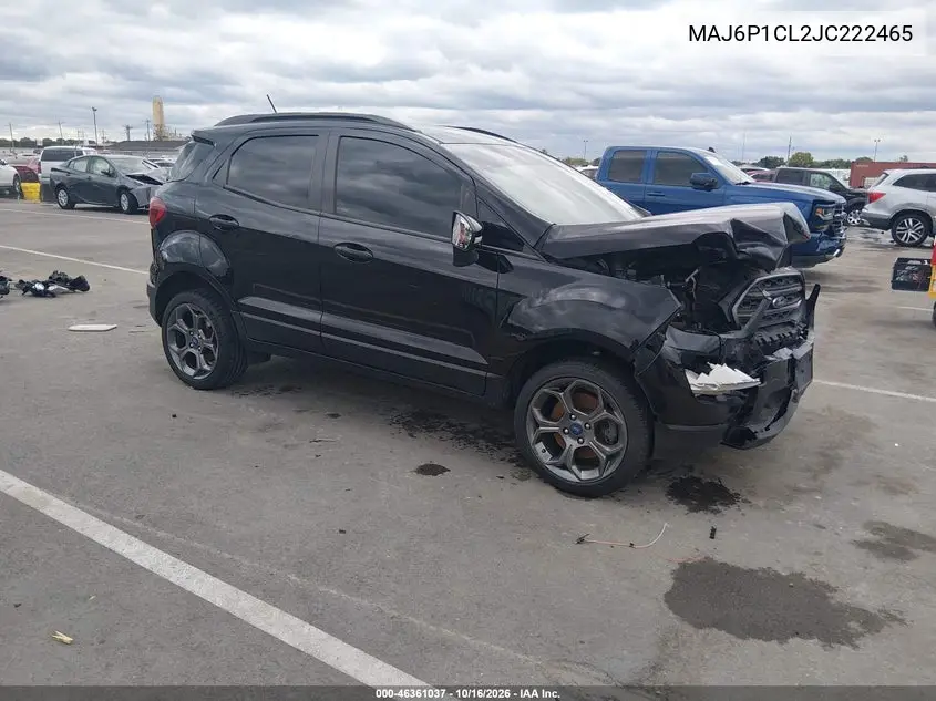FORD ECOSPORT 2018, VIN MAJ6P1CL2JC222465