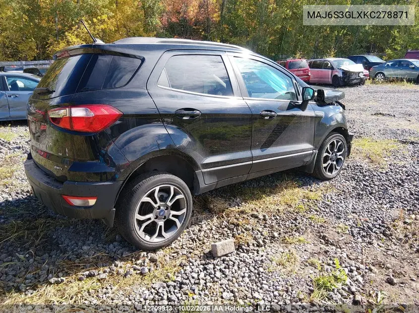 2019 FORD ECOSPORT VIN MAJ6S3GLXKC278871 — фото 4