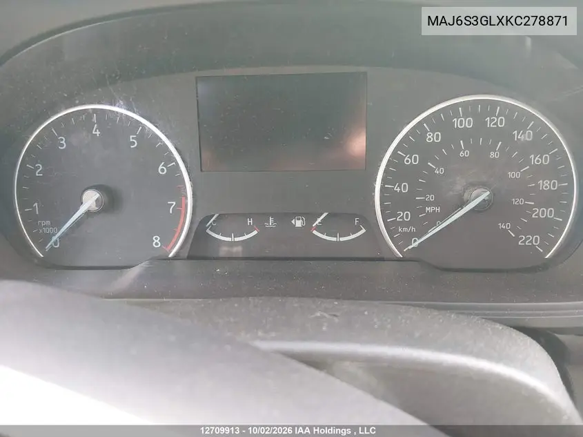 2019 FORD ECOSPORT VIN MAJ6S3GLXKC278871 — фото 7