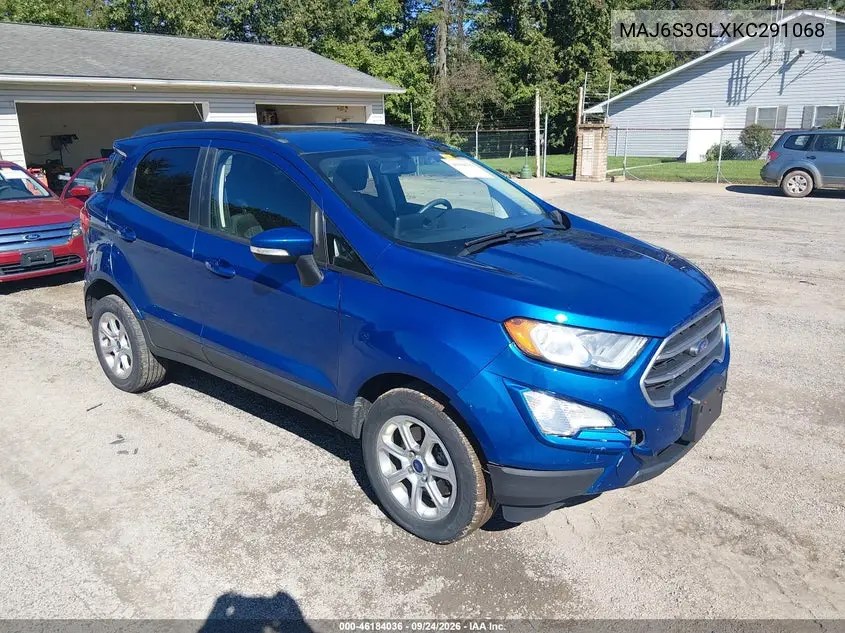 FORD ECOSPORT 2019, VIN MAJ6S3GLXKC291068