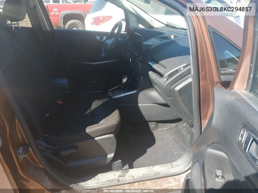 2019 FORD ECOSPORT VIN MAJ6S3GL8KC294857 — фото 5