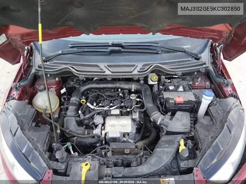 2019 FORD ECOSPORT VIN MAJ3S2GE5KC302850 — фото 10