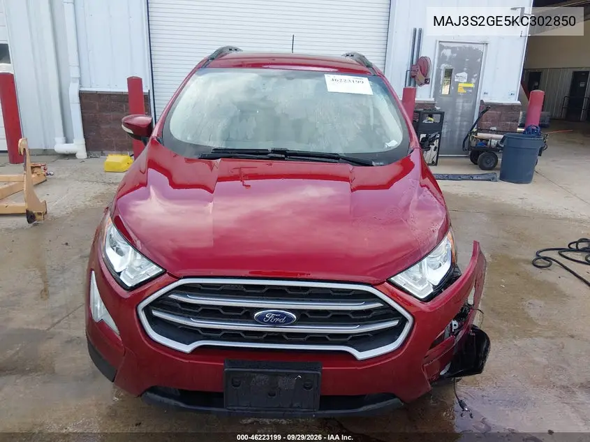 2019 FORD ECOSPORT VIN MAJ3S2GE5KC302850 — фото 12