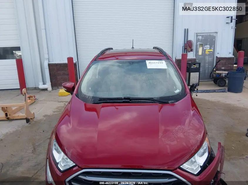 2019 FORD ECOSPORT VIN MAJ3S2GE5KC302850 — фото 17