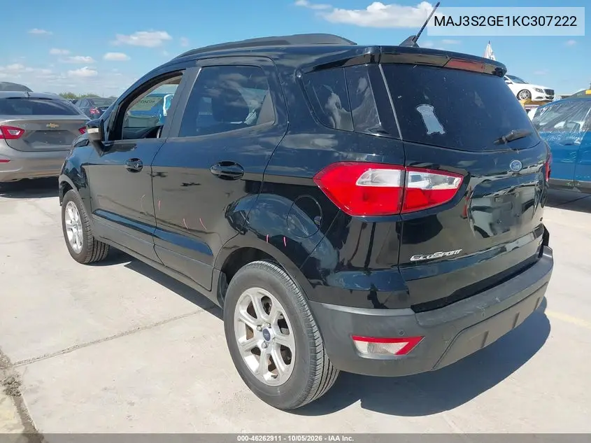 2019 FORD ECOSPORT VIN MAJ3S2GE1KC307222 — фото 3