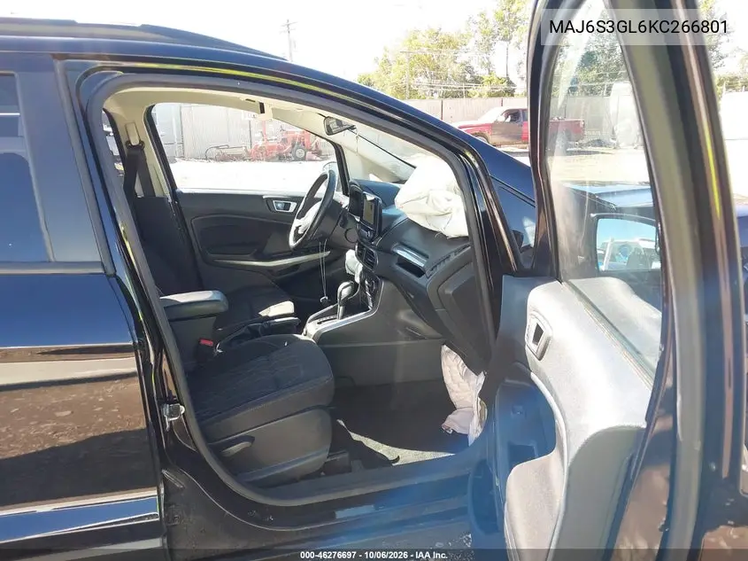 2019 FORD ECOSPORT VIN MAJ6S3GL6KC266801 — фото 5