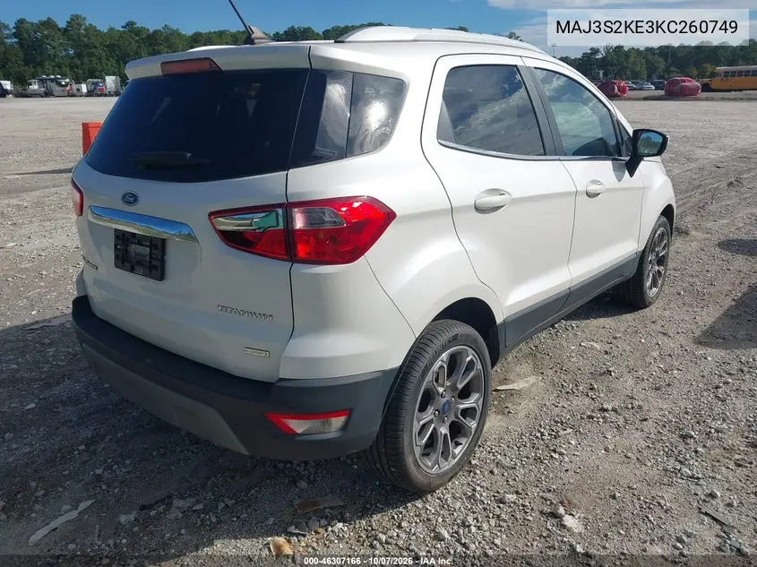 2019 FORD ECOSPORT VIN MAJ3S2KE3KC260749 — фото 4