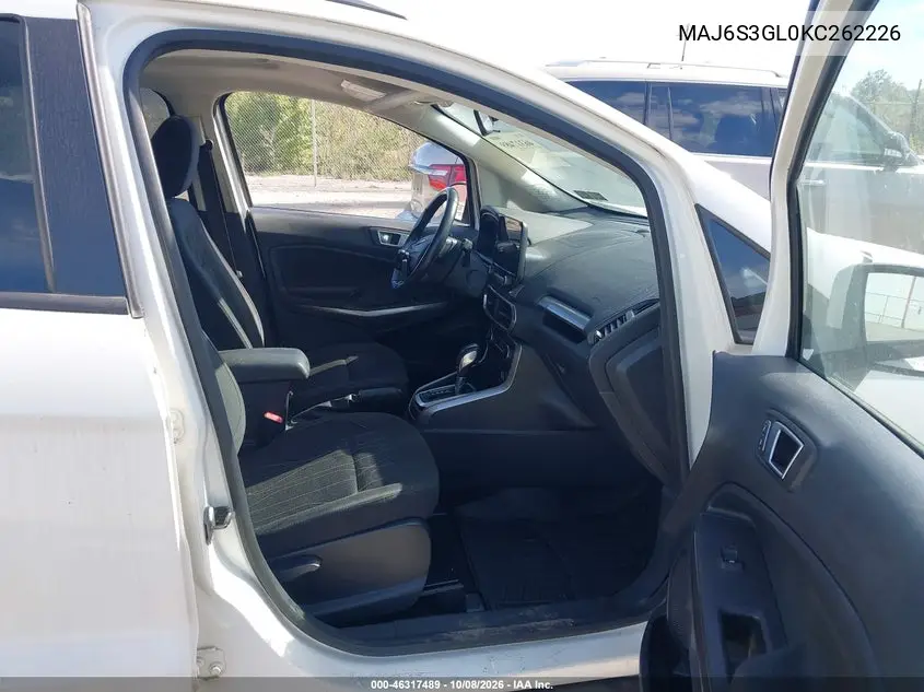 2019 FORD ECOSPORT VIN MAJ6S3GL0KC262226 — фото 5