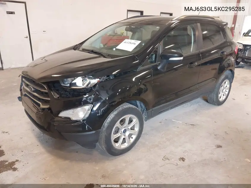 2019 FORD ECOSPORT VIN MAJ6S3GL5KC295285 — фото 2