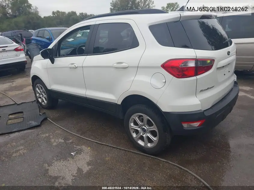 2019 FORD ECOSPORT VIN MAJ6S3GL1KC268262 — фото 3