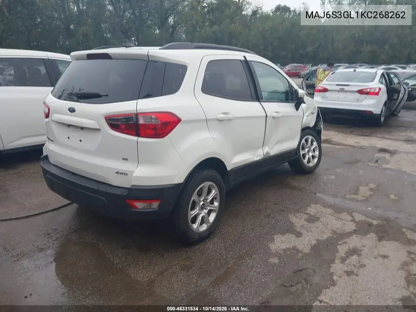 2019 FORD ECOSPORT VIN MAJ6S3GL1KC268262 — фото 4