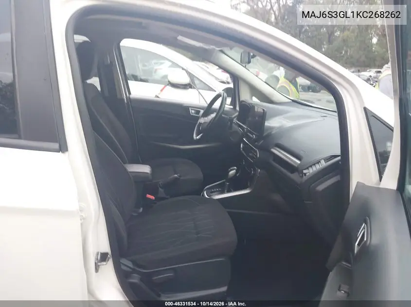 2019 FORD ECOSPORT VIN MAJ6S3GL1KC268262 — фото 5