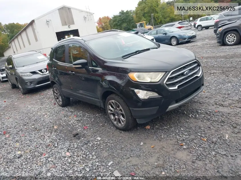 FORD ECOSPORT 2019, VIN MAJ6S3KLXKC256926