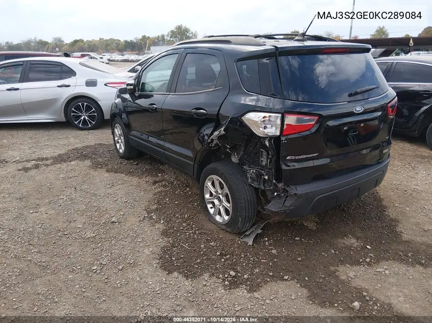 2019 FORD ECOSPORT VIN MAJ3S2GE0KC289084 — фото 3