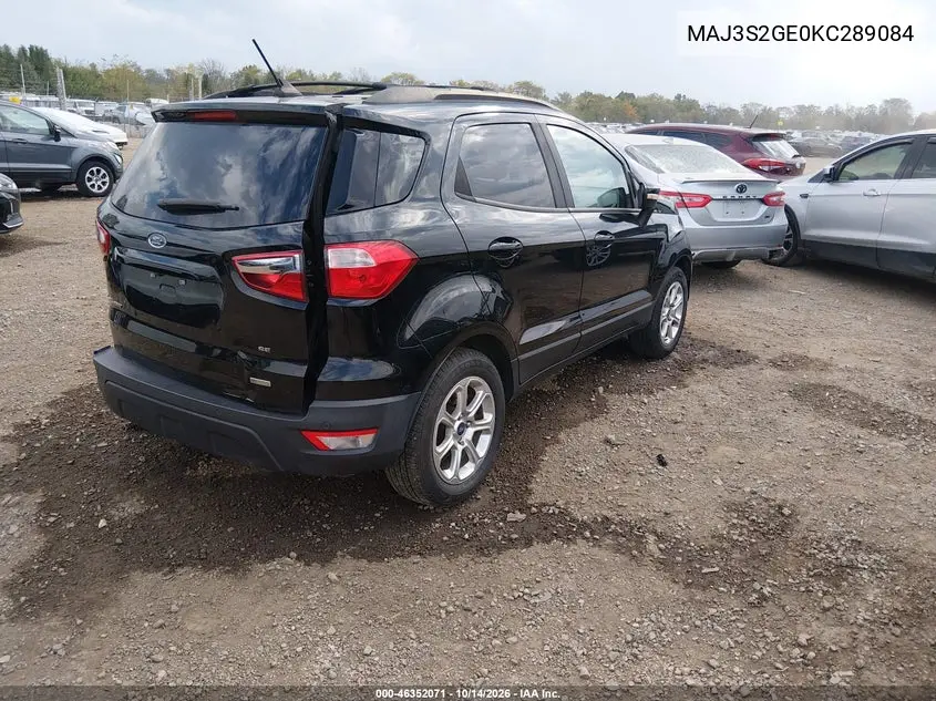 2019 FORD ECOSPORT VIN MAJ3S2GE0KC289084 — фото 4