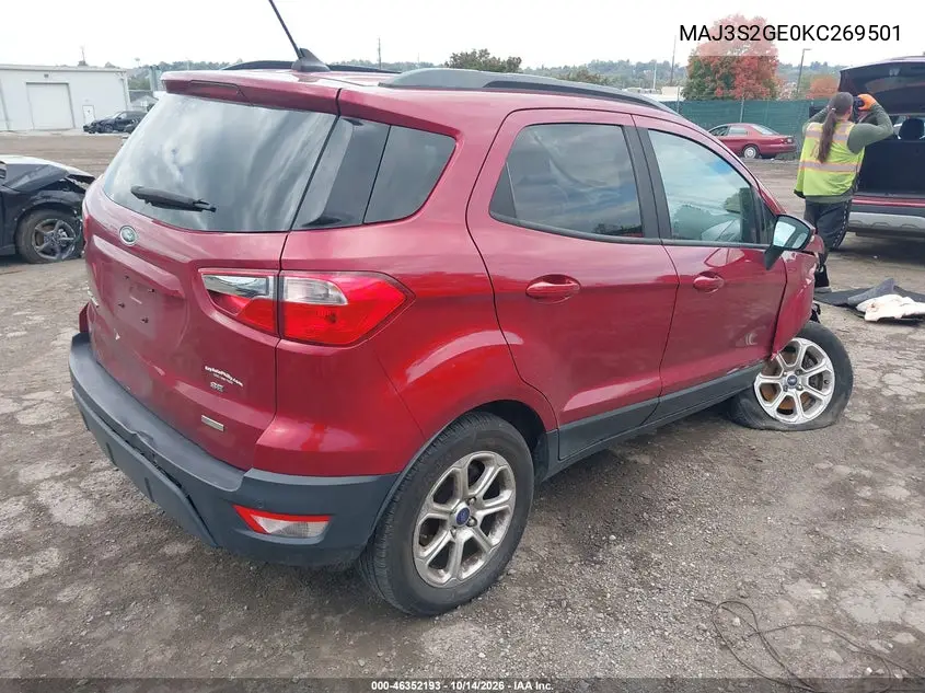 2019 FORD ECOSPORT VIN MAJ3S2GE0KC269501 — фото 4