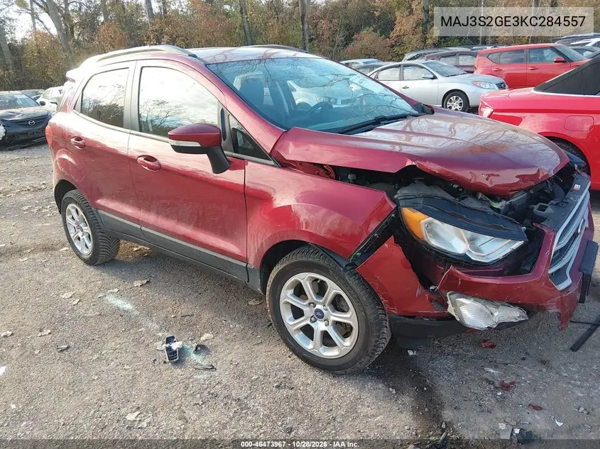 FORD ECOSPORT 2019, VIN MAJ3S2GE3KC284557