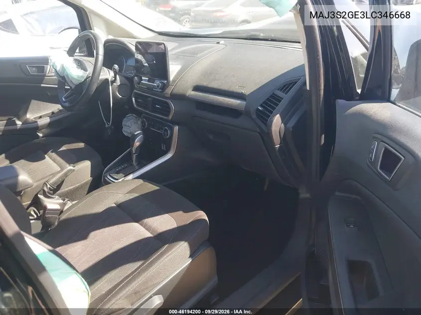 2020 FORD ECOSPORT VIN MAJ3S2GE3LC346668 — фото 5