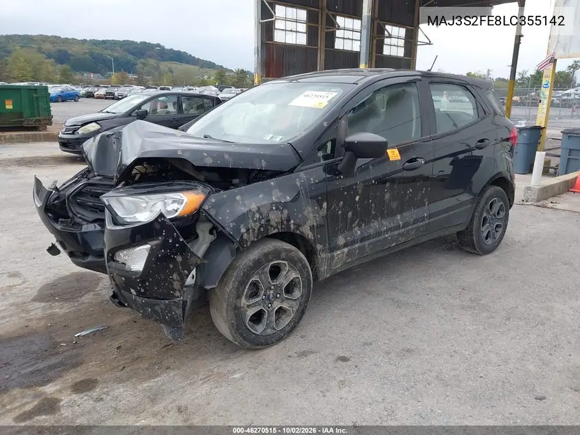 2020 FORD ECOSPORT VIN MAJ3S2FE8LC355142 — фото 2