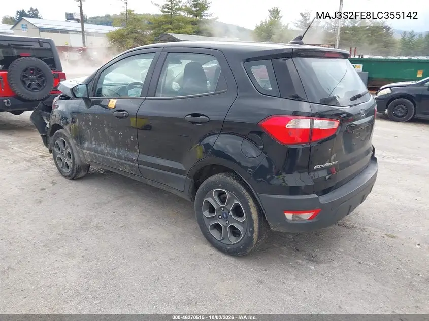 2020 FORD ECOSPORT VIN MAJ3S2FE8LC355142 — фото 3