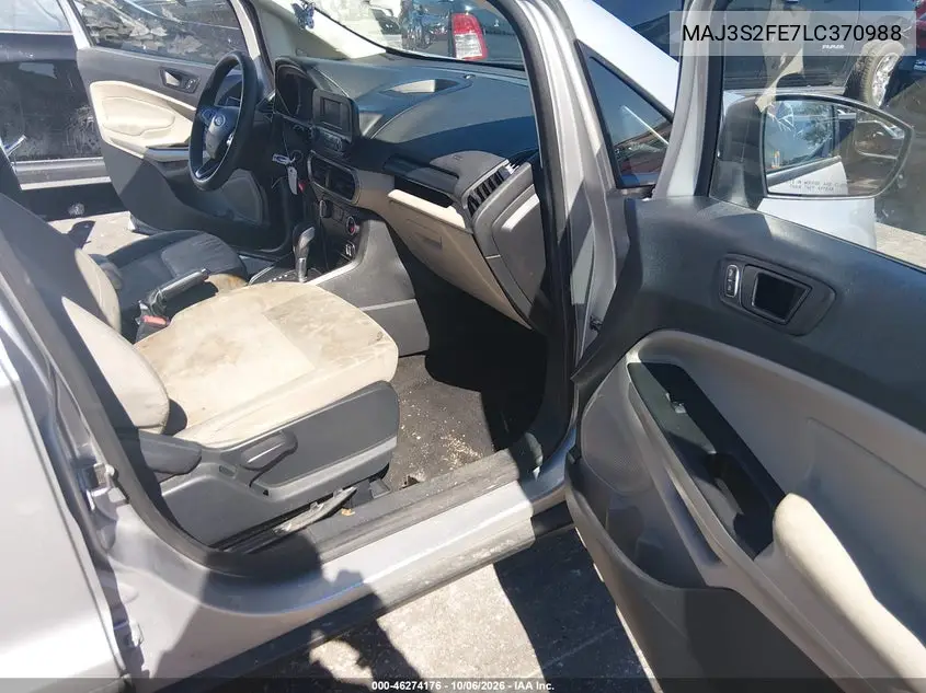 2020 FORD ECOSPORT VIN MAJ3S2FE7LC370988 — фото 5