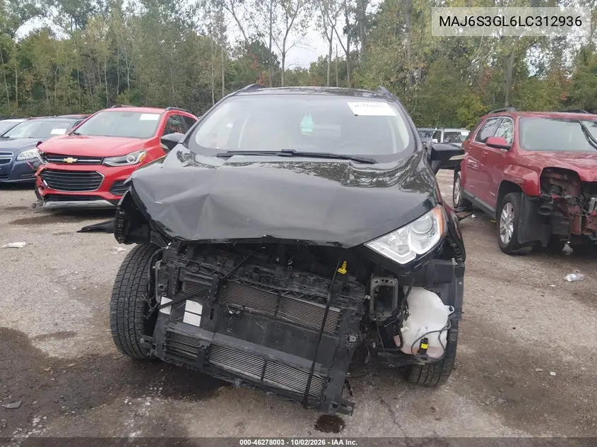 2020 FORD ECOSPORT VIN MAJ6S3GL6LC312936 — фото 13