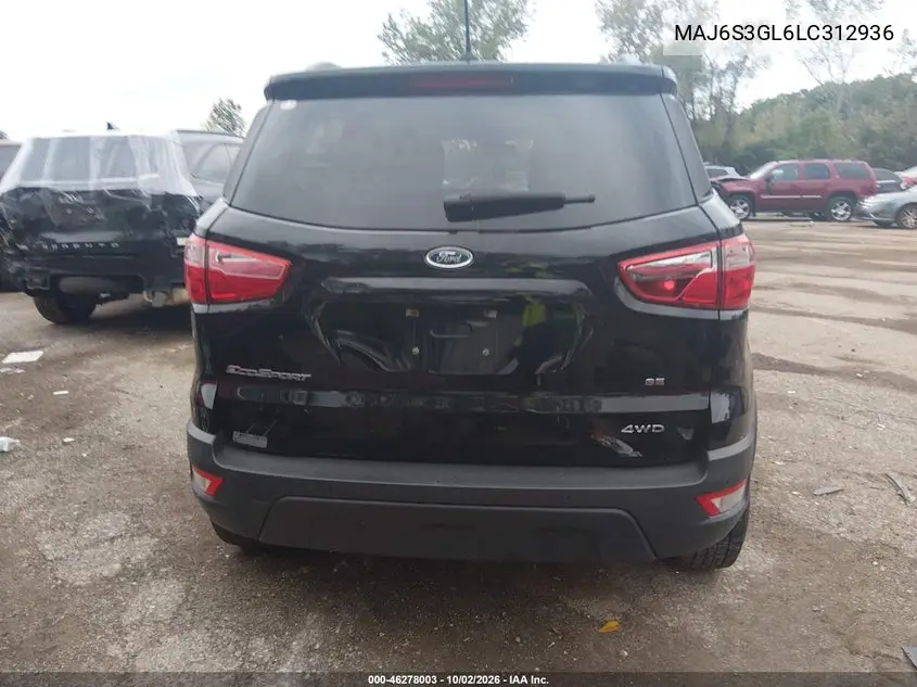 2020 FORD ECOSPORT VIN MAJ6S3GL6LC312936 — фото 17