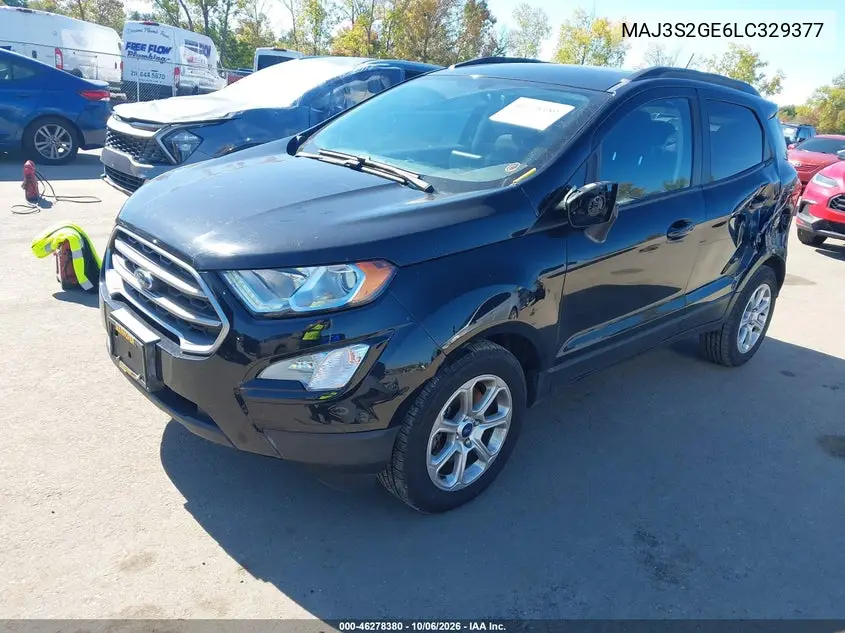 2020 FORD ECOSPORT VIN MAJ3S2GE6LC329377 — фото 2