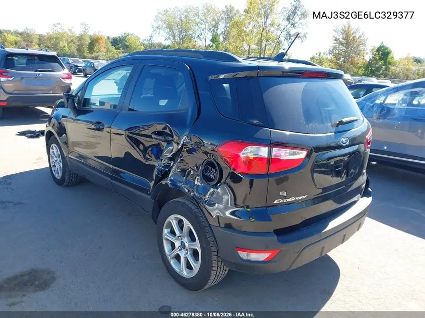 2020 FORD ECOSPORT VIN MAJ3S2GE6LC329377 — фото 3