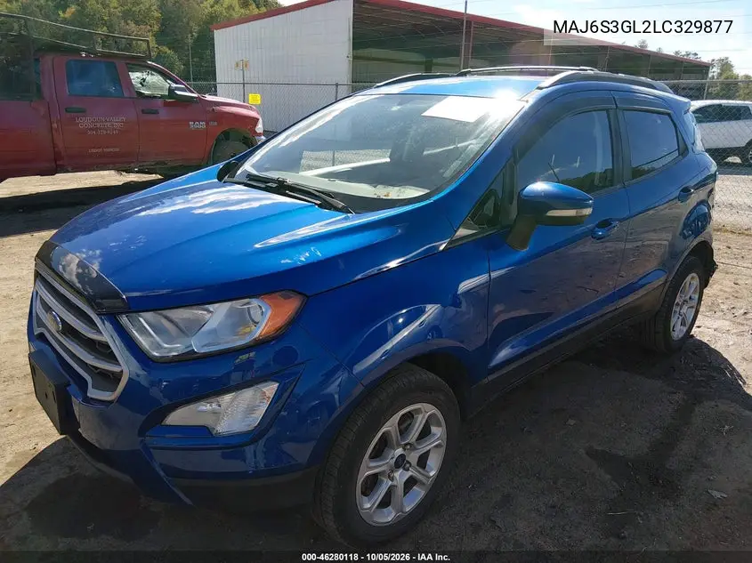 2020 FORD ECOSPORT VIN MAJ6S3GL2LC329877 — фото 2