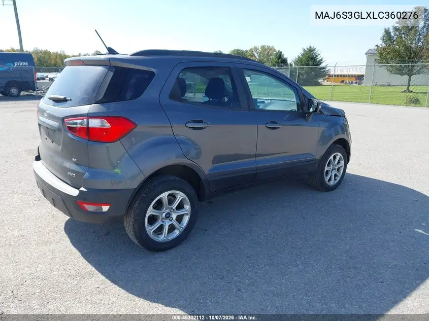 2020 FORD ECOSPORT VIN MAJ6S3GLXLC360276 — фото 4