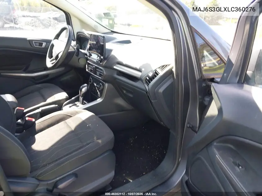 2020 FORD ECOSPORT VIN MAJ6S3GLXLC360276 — фото 5