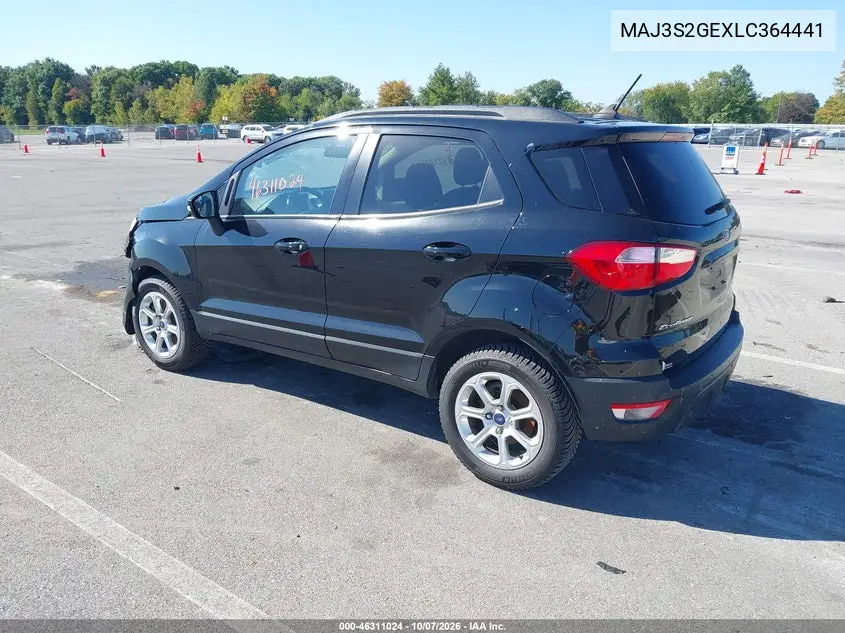2020 FORD ECOSPORT VIN MAJ3S2GEXLC364441 — фото 3
