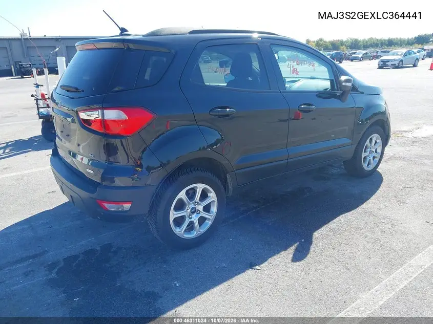 2020 FORD ECOSPORT VIN MAJ3S2GEXLC364441 — фото 4