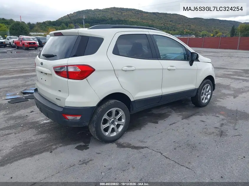 2020 FORD ECOSPORT VIN MAJ6S3GL7LC324254 — фото 4
