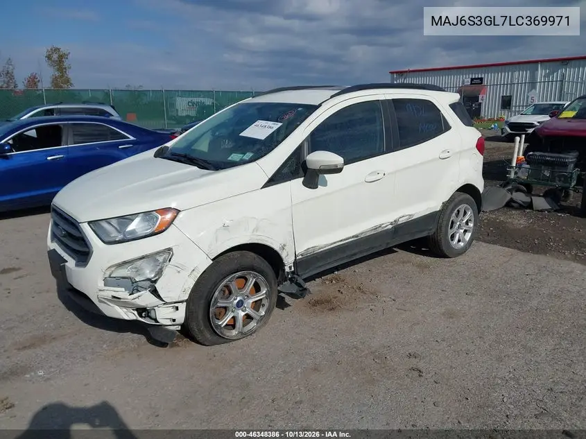 2020 FORD ECOSPORT VIN MAJ6S3GL7LC369971 — фото 2