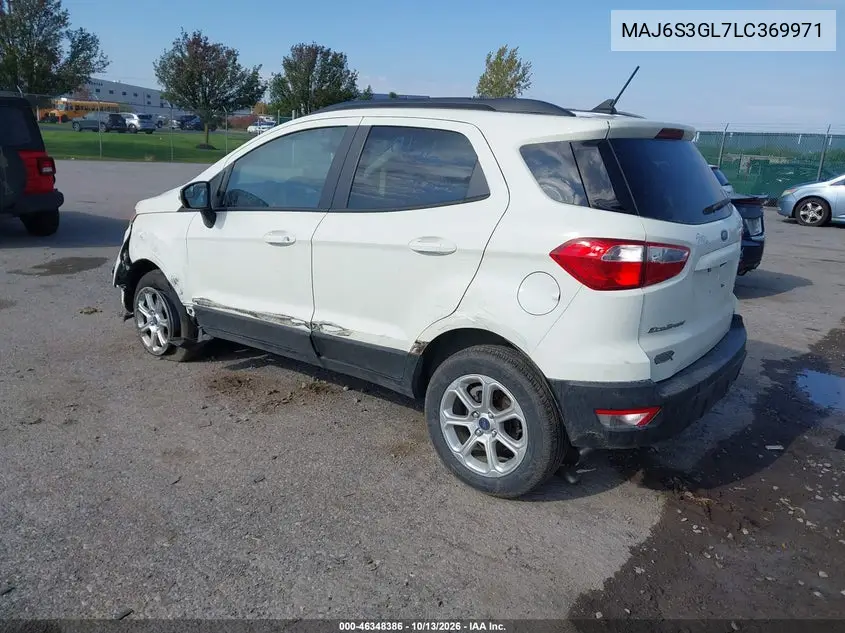 2020 FORD ECOSPORT VIN MAJ6S3GL7LC369971 — фото 3